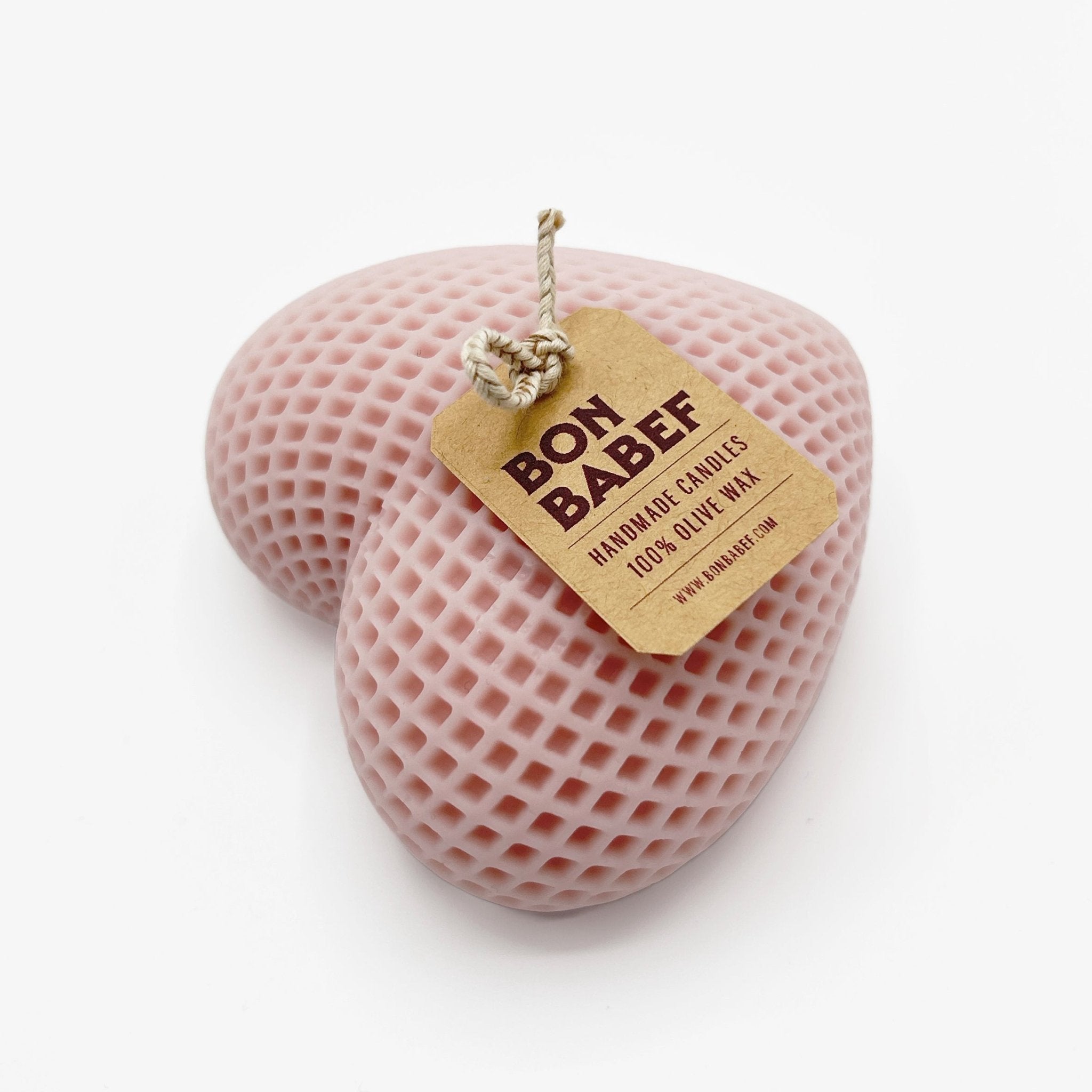 Candle Heart White - Bon Babef