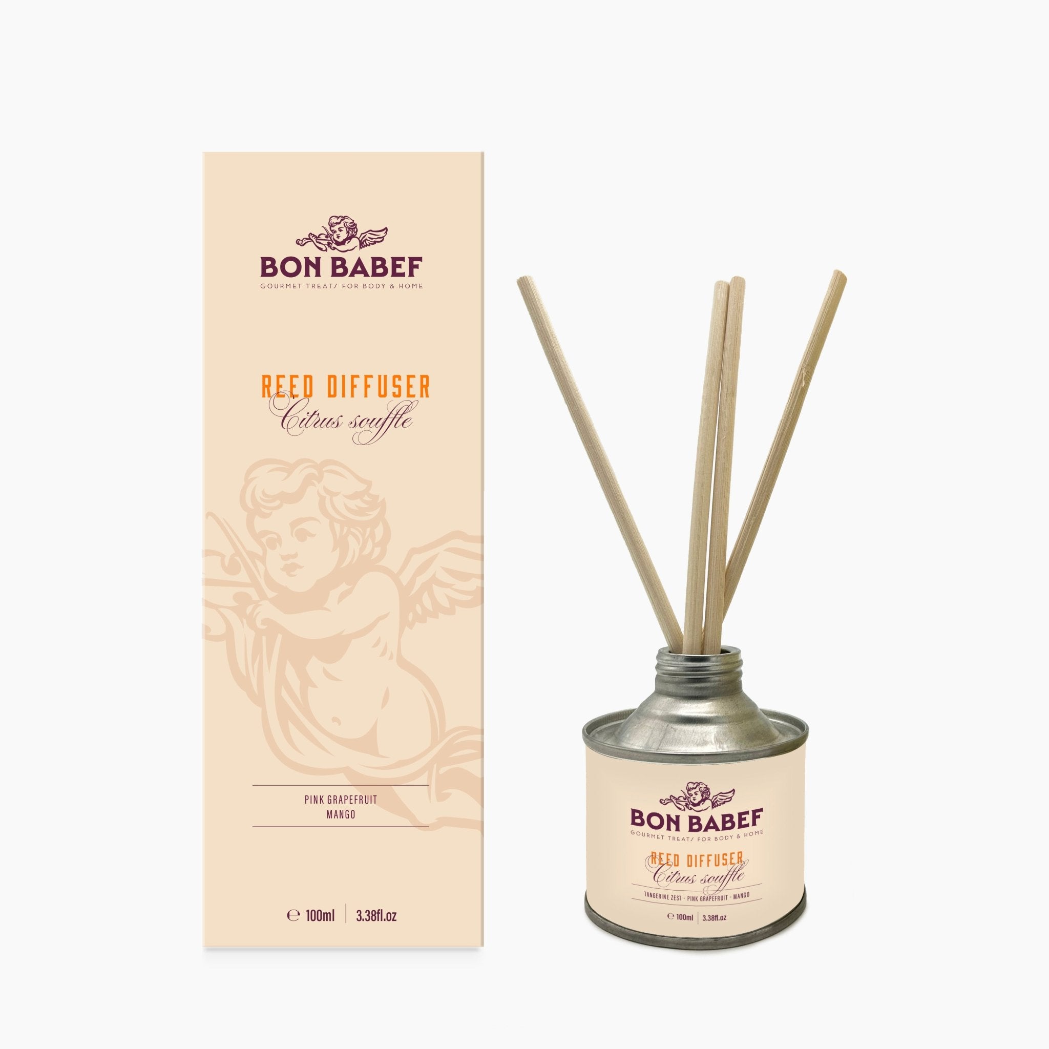 Reed Diffuser Citrus Souffle' 100ml - Bon Babef