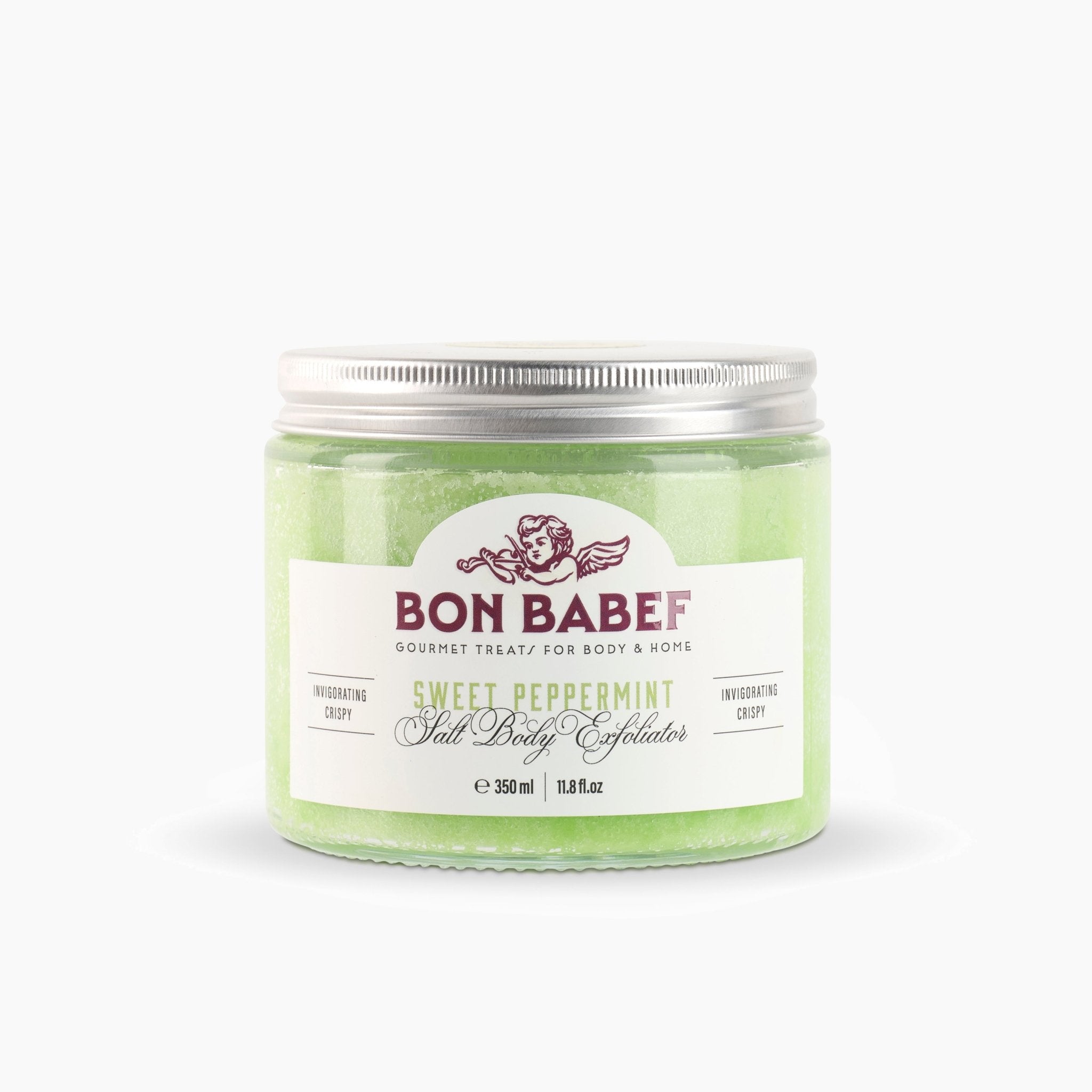 Salt Body Exfoliator SWEET PEPPERMINT 430g - Bon Babef