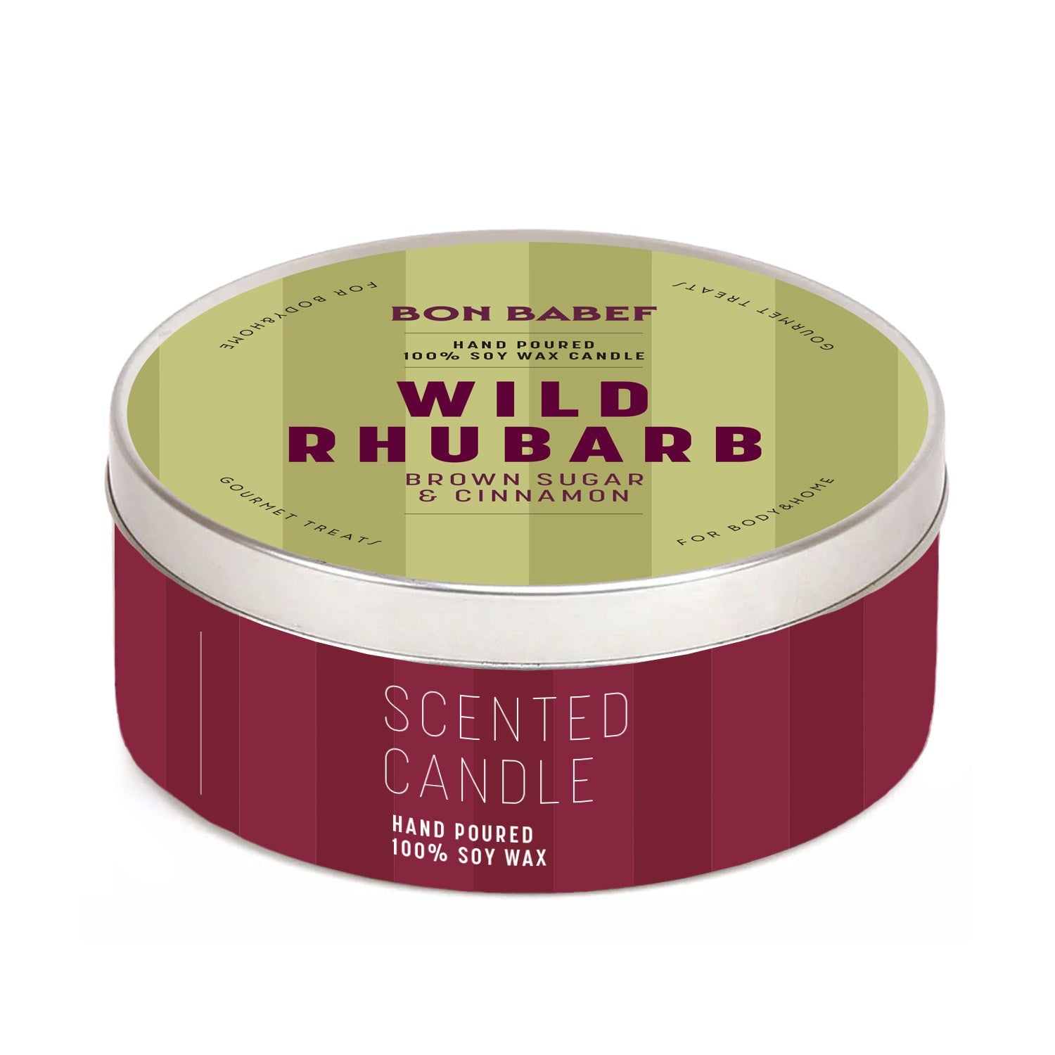 Scented Candle Wild Rhubab - Bon Babef